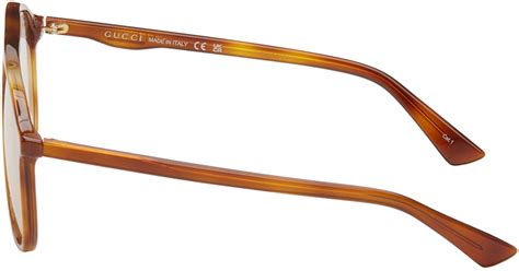 gucci tortoiseshell aviator glasses